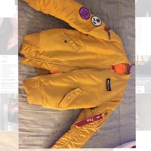 Alpha industries reversible bomber jacket